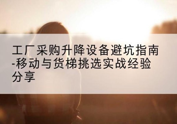 镇坪移动式升降机怎么选-工厂采购升降设备避坑指南-移动与货梯挑选实战经验分享